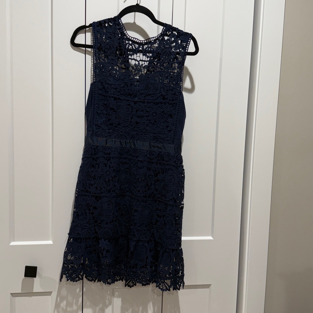 Romeo & Juliet Navy Lace Dress